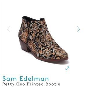 Great condition Sam Edelman Tapestry Ankle Bootie